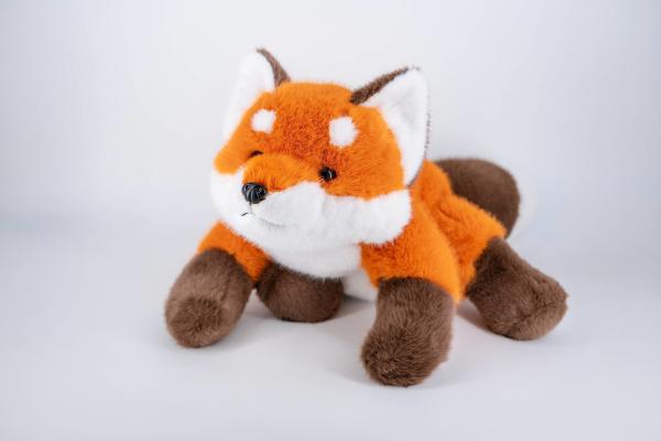 OEM ODM Orange Fox Plush Toy Soft Realistic Stuffed Animals Cartoon Characters