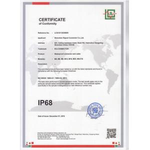 Shenzhen Rigoal Connector Co.,Ltd. Certifications