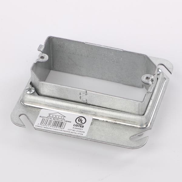 UL Listed Galvanized Steel outlet box mud ring one gang to three gang axwill