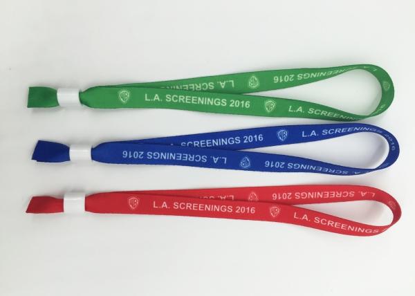 10 Mm Heat Transfer Custom Wrist Band For Advertising / Office / Exhibition
