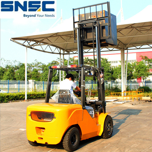 500mm Load Center Isuzu Engine Fd40 diesel engine forklift with Warning Light Configuration