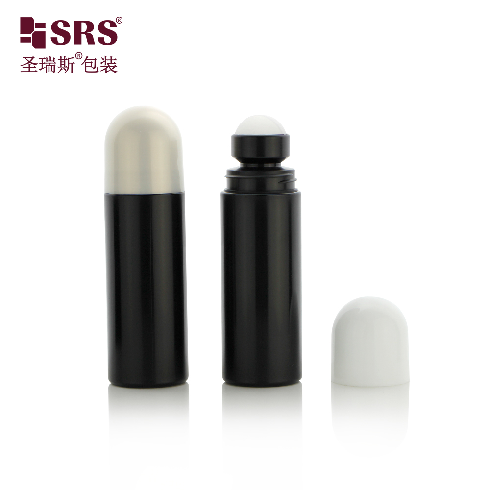 RPPD 3 oz Customized Black Bottle With Dome Cap For Men Cooling Relief Gel