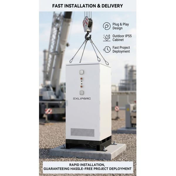 Industrial BESS 125kW 261kWh Liquid Cooling 3 Phase 400V High Voltage Energy Storage System