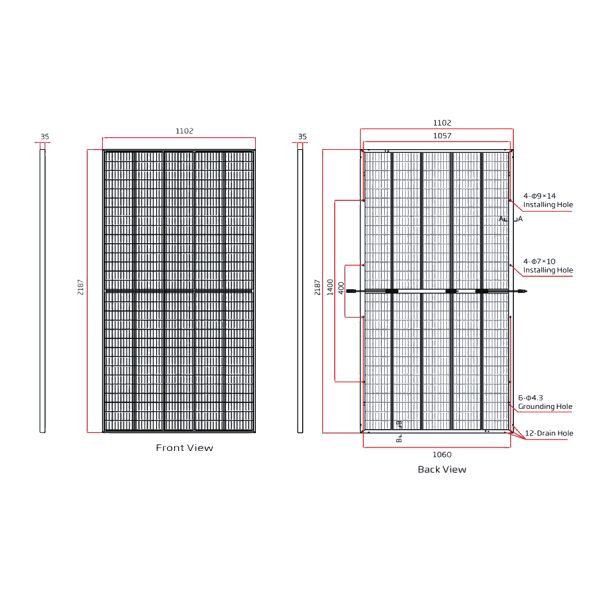 Trina Vertex 500 Watt Solar Panel Best Tire 1 Brand 480W 485W 490W 495Wpv Panel Module