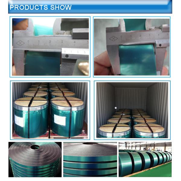 Two Sides 0.15mm Copolymer Coated Copper Tape For Cable Armouring