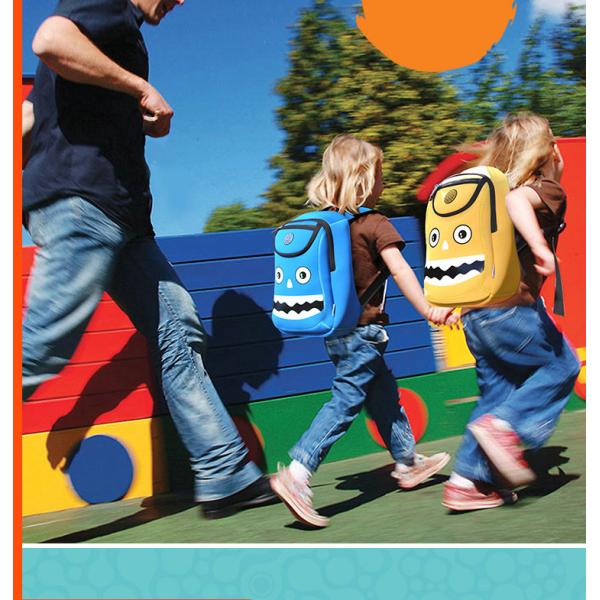 Kindergarten Children School Backpack , Cartoon Style School Bag For Students