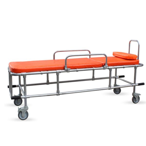 3 Tunable Safety Belts Anti-Ferrous Medical Stretcher Engineered for MRI Suite Patient Transfer & Clinical Emergencies