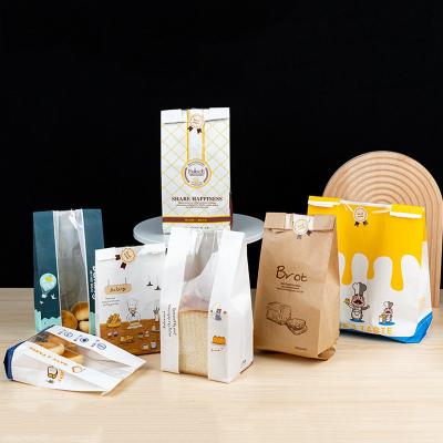Wenzhou fornece sacos de papel kraft com janela para embalagens de azeite a preços acessíveis