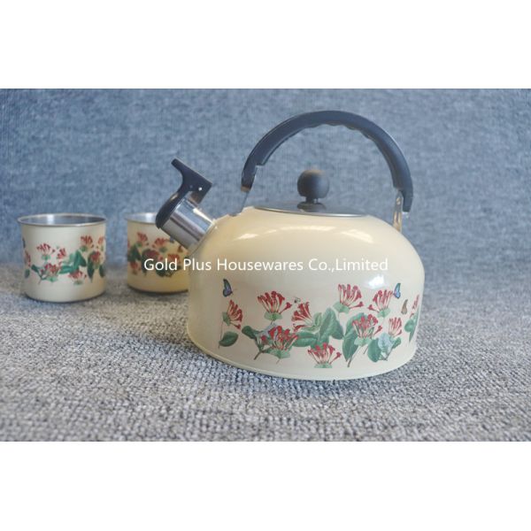 Kitchenware Classic Stainless Steel Tea Kettle Household Antique Whistling Kettle