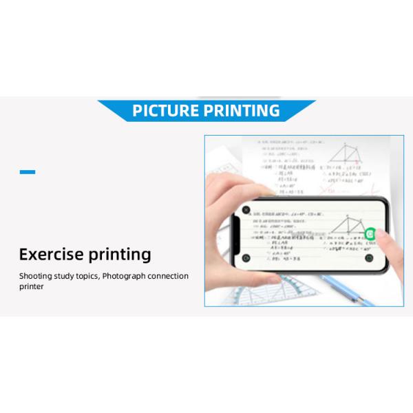 Black Print Speed of 15mm/sec Portable Mini Printer for Children's Raffle Tickets