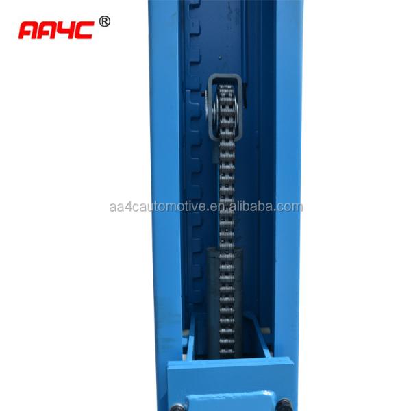 Hydraulic One Post Vehicle Lift Single Post Car Hoist 2.5T 1.8M Manual  Parking