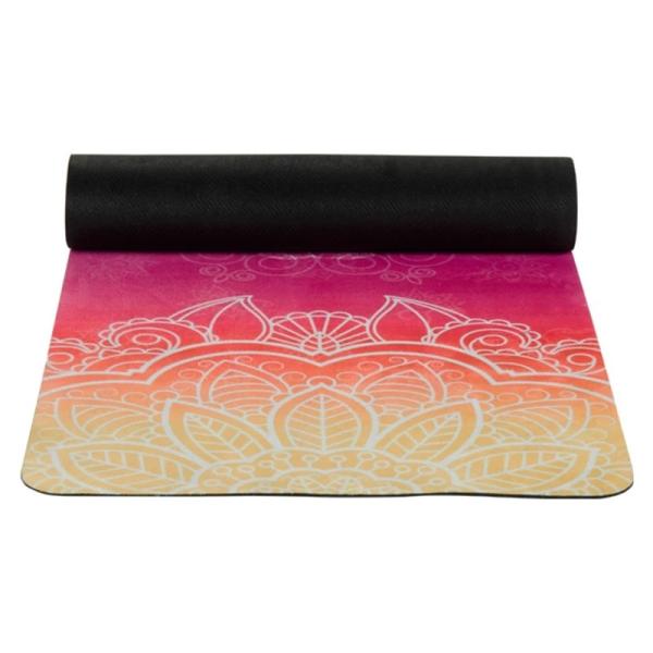 Portable Suede Exercises Mat, Gymnastics Mats, Suede/ Microfiber surface Yoga mats, Color printed yoga mat manufacture