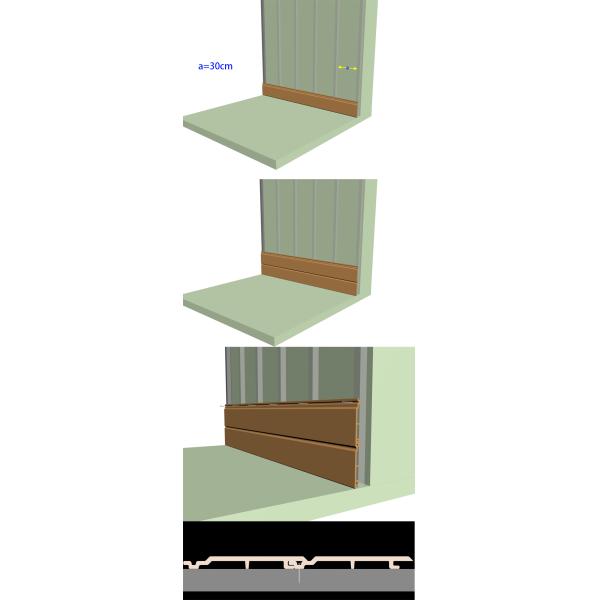 Стенные панели из ПВХ водостойкие деревянные пластмассовые композитные внешние 3D пластиковые стенные панели