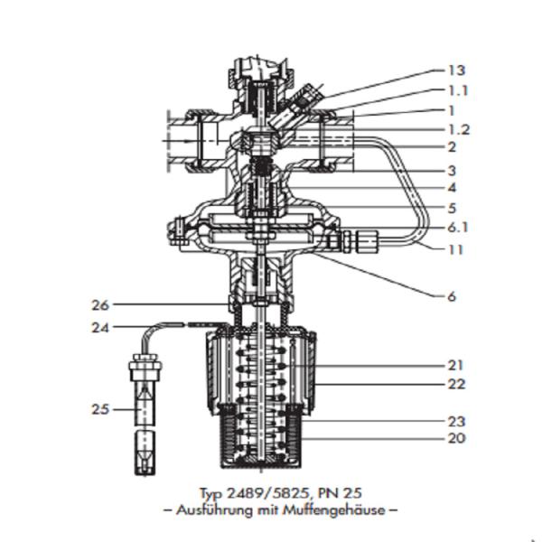 Промышленный электрический регулируемый регулятор расхода воды с версией ДИН термостата