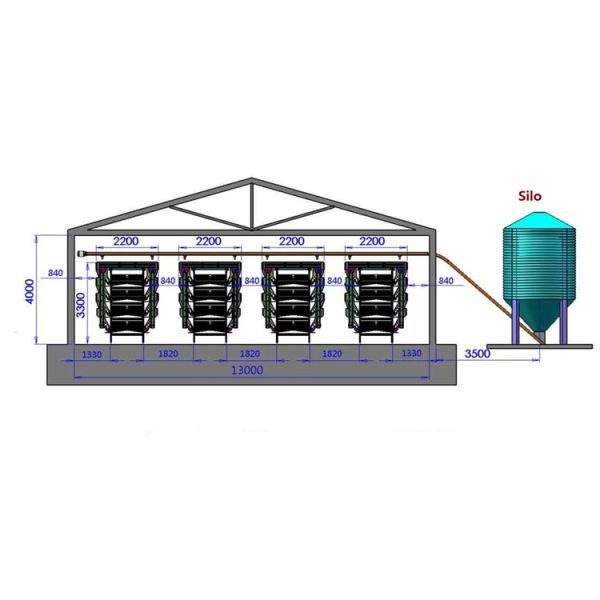 Poultry Cage/cages for Laying Hens Used/chicken Breeding Equipment