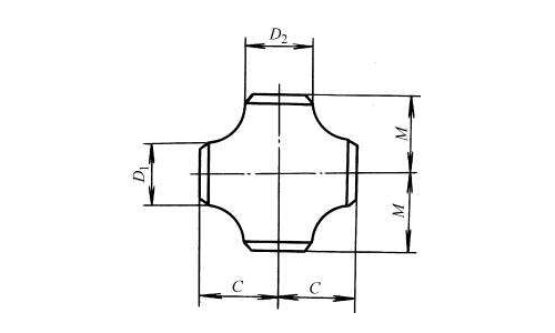 Petroleum Steel Strip Cross Copper Nickel Alloy Pipe Fittings