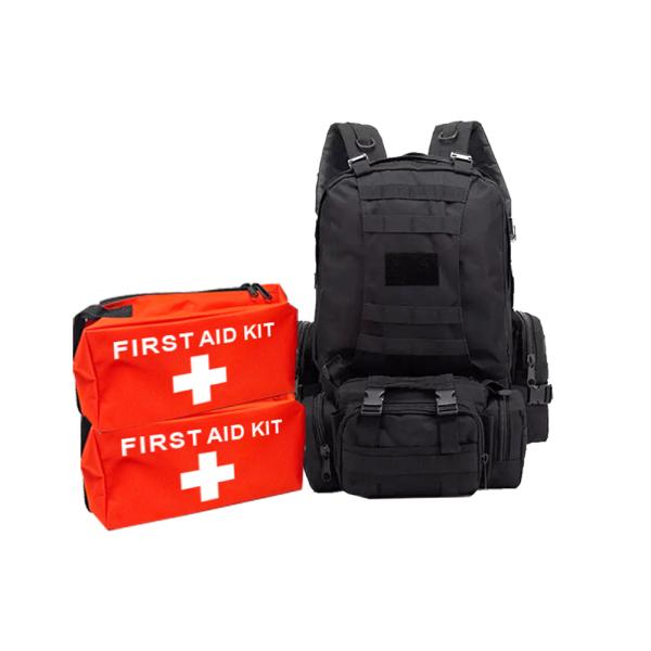 Black Natural Disaster Kit Multi Functional  Storm Survival Kit Essential