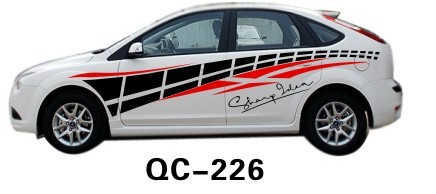 Custom PVC Personalised Car Body Sticker QC-226K