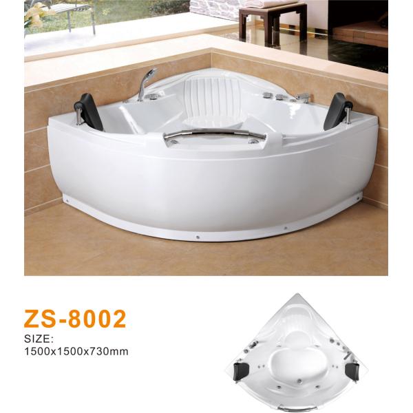 High Efficiency Acrylic Freestanding Jetted Tub For Luxury Villas Boutique Hotels Easy Clean