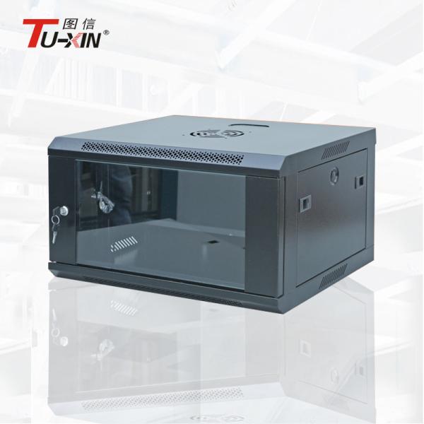19 Inch 6u Server Rack 600 X 600mm , Network Wall Cabinet Corrosion Resistance
