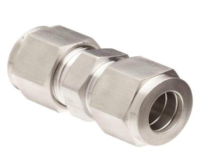 De” encaixe de tubulação de aço inoxidável do OD 304 do tubo X 1/2” da compressão 1/2
