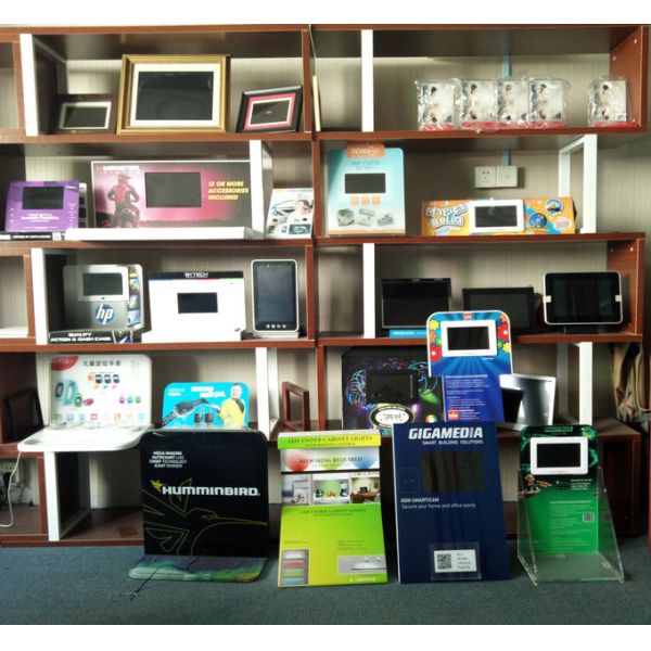 7 inch HD LCD acrylic counter display