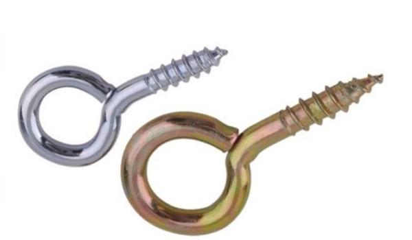 Wall Mounted Iron Metal Screw Hooks Door & Window Accessories 1# -18# Size