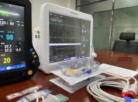 Máquina de sinalização vital digital veterinária com ECG NIBP SPO2 2 Temp Standard