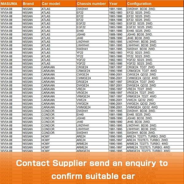 CT195 21200-05D12 21200-05D12 21200-76206 for NISSAN ATLAS DW2H41 by MASUMA Auto