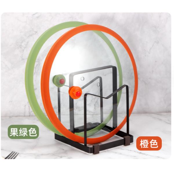 Multipurpose Home Silicone Glass Lid Sustainable Heat Proof Visual Anti-Overflow Pot Lid