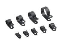 les accessoires de serre-câble du PE 1000Pcs 1/2 avancent le type petit à petit en plastique bride de R d'agrafe