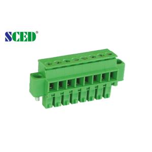 Pluggable электрические терминальные блоки сооружают винт фланца 300v 3.81mm одиночный