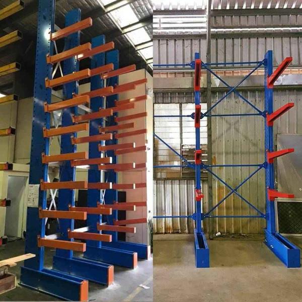 Q235B Cantilever Racking System 8m Auto Industrial Cantilever Shelving