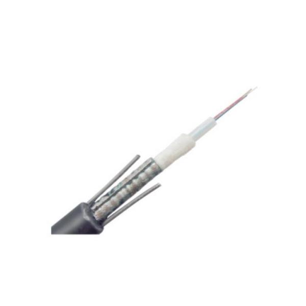 Outdoor Armoured Fibre Optic Cable , Central Loose Tube Cable 24 core