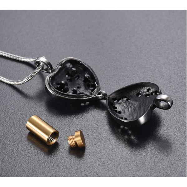 Decoration Always in My Heart Cremation Jewelry For Ashes Pendant Memorial Urn Necklace