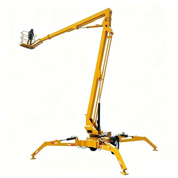 10M-20M Hydraulic Diesel Telescopic Boom Lift Mobile Self Propelled Cherry Picker