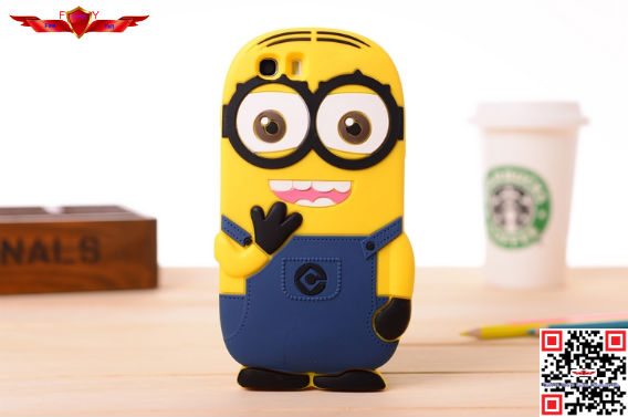 100% Qualify And Brand New Fashion Cartoon Silicone Cover Case For Lenovo A828T Colorful