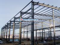 Proyecto profesional de techos de gable PEB estructura de acero Edificio de almacenamiento