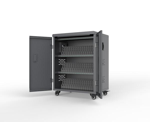 Galvanized Sheet 54 Ports USB Charging Cart Smart Charging Cabinet