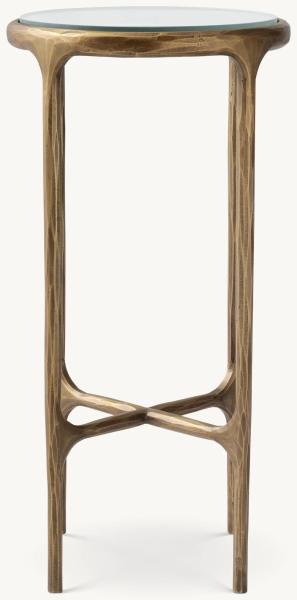Stainless Steel Sintered Stone Top Side Table Furniture For Modern Living Room Customizable ST-2007
