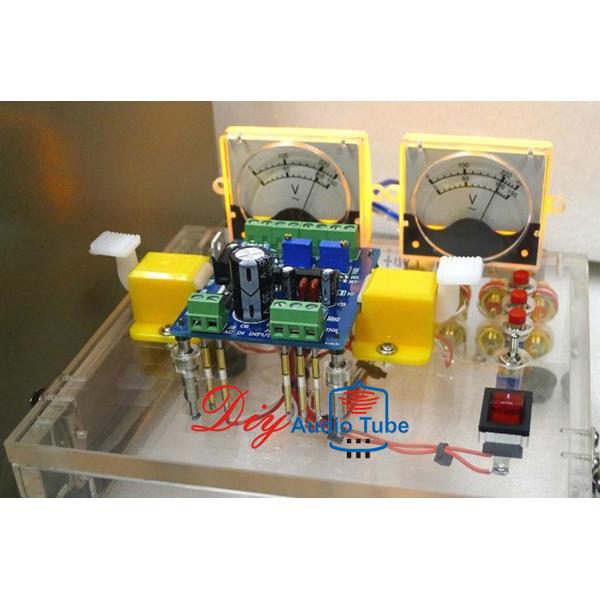 Valve Amp Parts Stereo Driver PCB Board , Audio Amplifier Parts For Panel VU Meter Upgraded Version