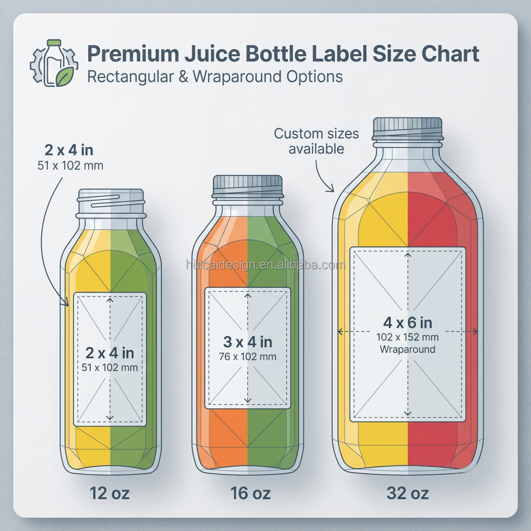 Custom Printing Logo Waterproof Food Sticker Jar Glass Plastic Bottle Label Round Rectangular clear Packaging Label