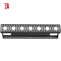 7 × 3W Branco + 63 Strobes Brancos + 48 SMD5050 3-In-1 Dot Matrix Led Stage City Lights