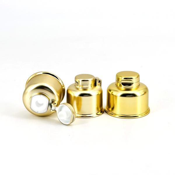 20mm 24mm 28mm Plastic Shiny/Matt Silver Golden Flip Top Cap Screw Bottle Lid