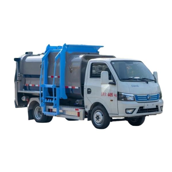 Urban Waste Management Solution Pure Electric 4.5 Cubic Meter Kitchen Waste Collection Truck to Meet Custom's Requirement