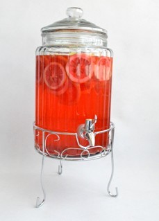 glass juice / beverage dispensers