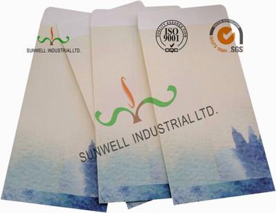 Lotus/peixes modela o papel revestido impresso costume de Kraft do tamanho especial dos envelopes