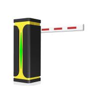 Cor amarela preta automática completa da velocidade rápida de servo motor da C.C. da porta 24V da barreira do crescimento