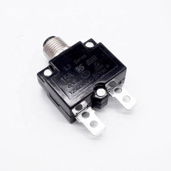125-250V AC 50V DC Bouton de pression Protecteur de surcharge thermique Réinitialiser manuellement Le disjoncteur thermique