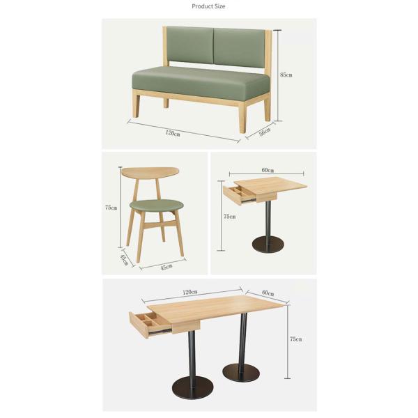 Посадочные места будочки современного кафе коммерчески на ящик офиса 60x60CM